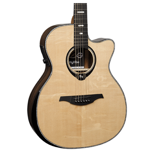 LAG HV50ACE Auditorium Smart Guitar Bevel Cutaway Gloss