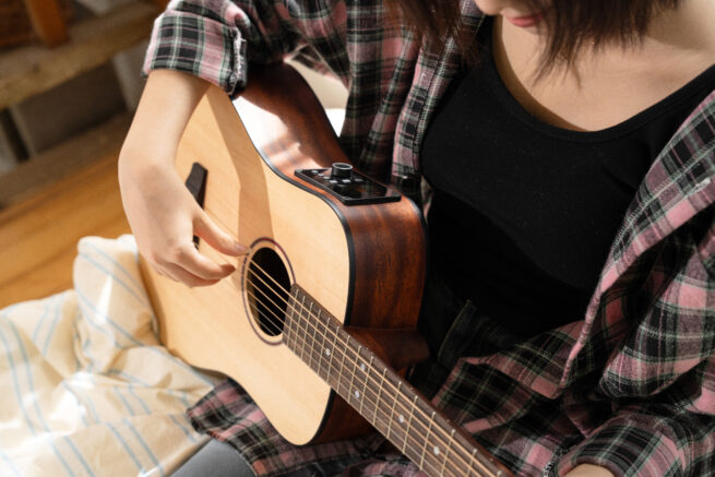 Cort Earth GO 3/4 Mini Dreadnought - Burst - Image 17
